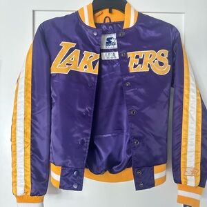 Lakers Starter Purple and Yellow Jacket